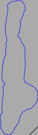 Nämforsen rock carving Laxön  L-C001 line staight 