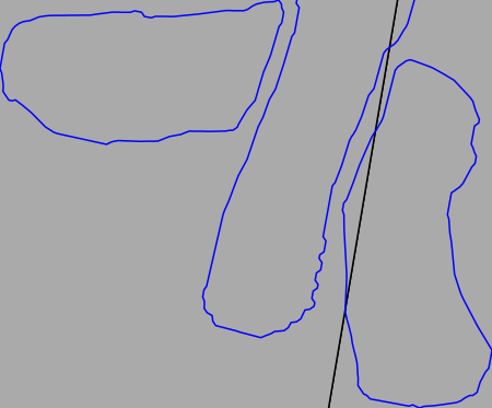 Nämforsen rock carving Laxön  L-C001 line curved 