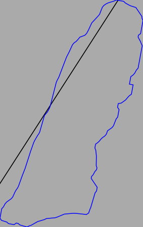Nämforsen rock carving Laxön  L-C001 line staight 