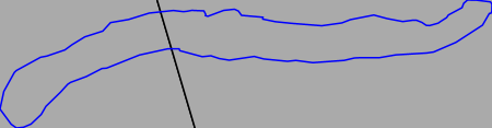 Nämforsen rock carving Laxön  L-D008 line curved 