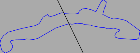 Nämforsen rock carving Brådön  B-S002 line curved 