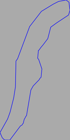 Nämforsen rock carving Brådön  B-J001 line curved 