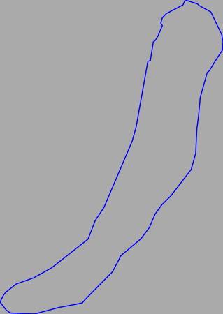 Nämforsen rock carving Notön  N-L004 line curved 