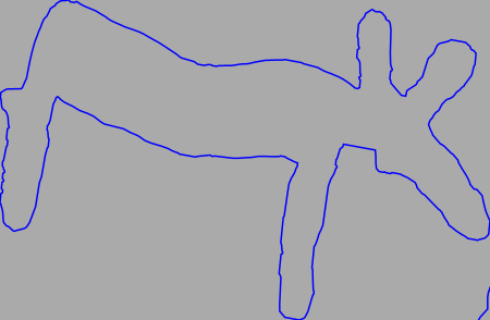 Nämforsen rock carving Notön  N-Q001 animal moose 
