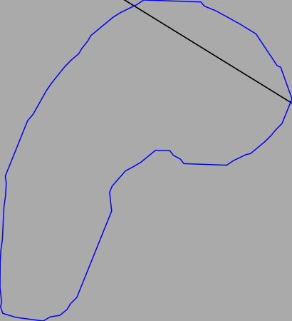 Nämforsen rock carving Notön  N-V001 line curved 