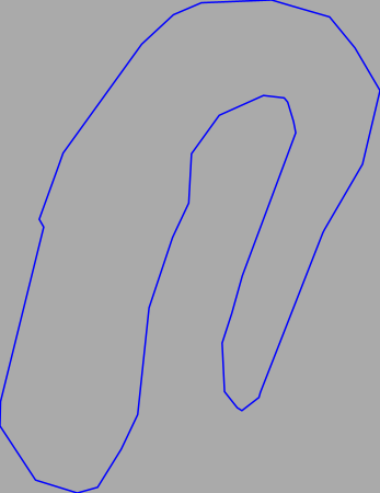 Nämforsen rock carving Notön  N-G001 line curved 