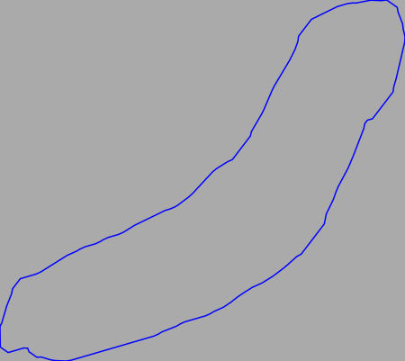 Nämforsen rock carving Notön  N-P001 line curved 