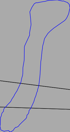 Nämforsen rock carving Notön  N-U002 line curved 