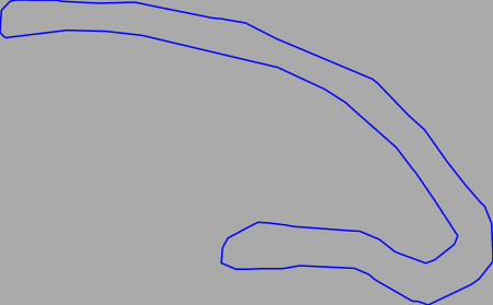 Nämforsen rock carving Notön  N-E002 line curved 